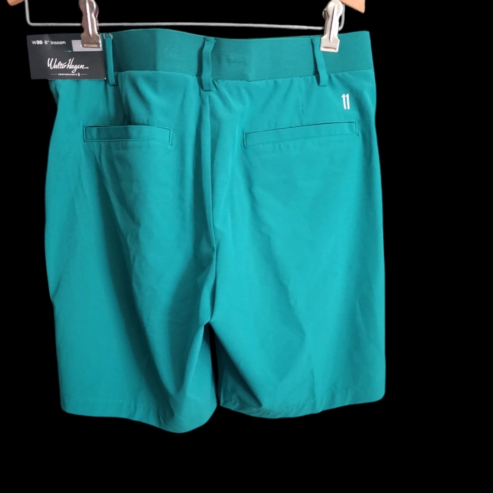 Walter Hagen Men's Performance 11 Easy Waist Golf Shorts Size 30 w 8" Inseam